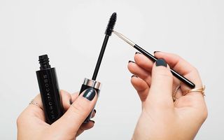 20. Use mascara as eyeliner with a liner brush