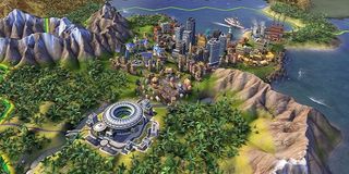 Cities grow in Civilization VI.