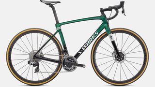 Specialized S-Works Roubaix eTap in green