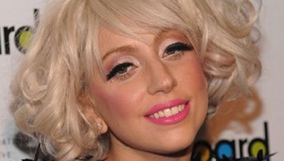 Lady Gaga with blonde hair