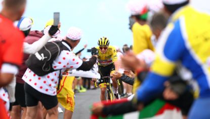 Tadej Pogačar on stage 11 of the Tour de France 2021