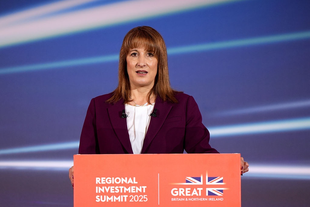 Rachel Reeves speaking at the Region Investment Summit