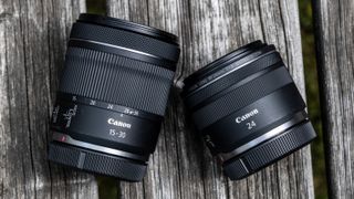 The best Canon wide-angle lenses the Canon RF 24mm F1.8 MACRO IS STM and Canon RF 15-30mm F4.5-6.3 IS STM