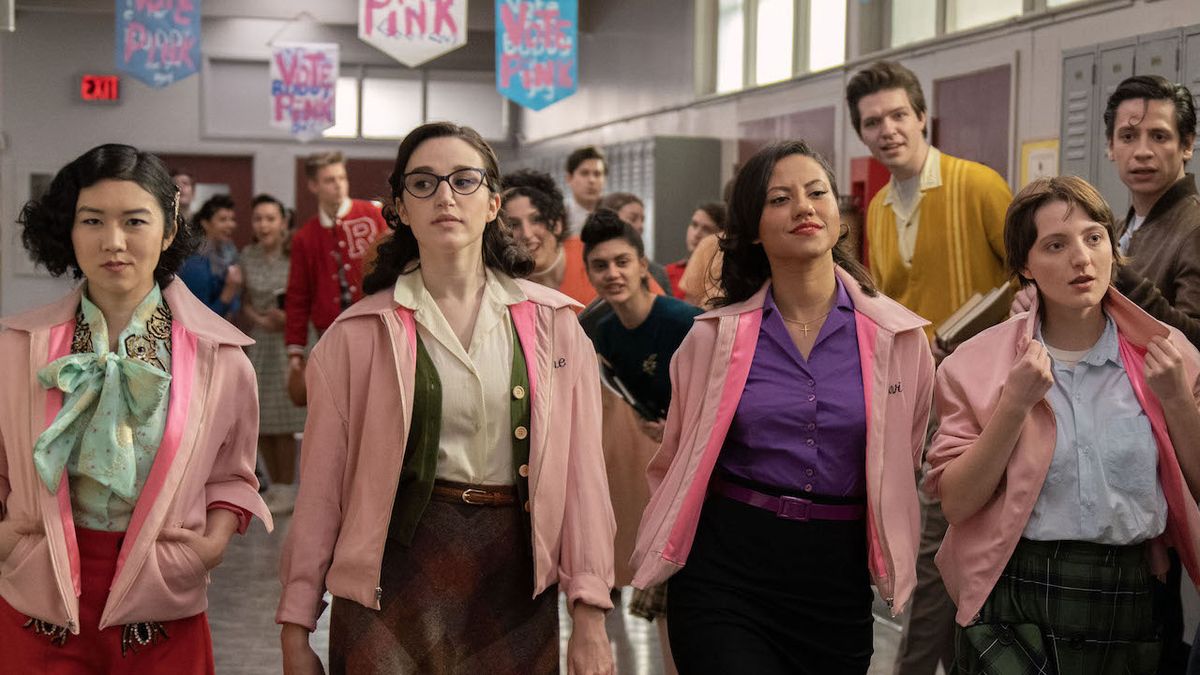 Grease: The Rise Of The Pink Ladies Stars Talk Easter Eggs And References To The Original Movie Grease: The Rise Of The Pink Ladies Stars Talk Easter Eggs And References To The Original Movie