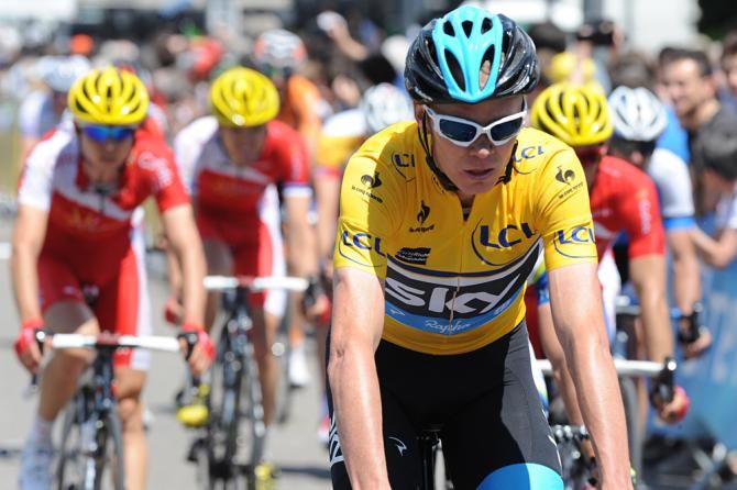 Chris Froome's yellow jersey wasn't threatened by the breakaway
