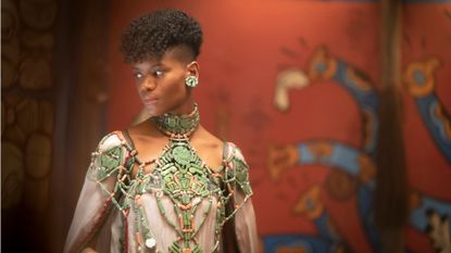 Letitia Wright as Shuri in Black Panther: Wakanda Forever