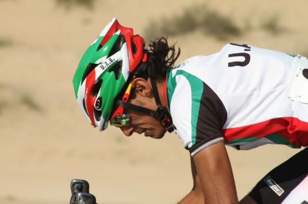 One of the many UAE rider in the field