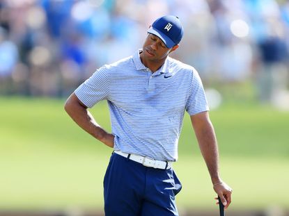 WATCH: Tiger Woods Makes Quadruple-Bogey On TPC Sawgrass 17th