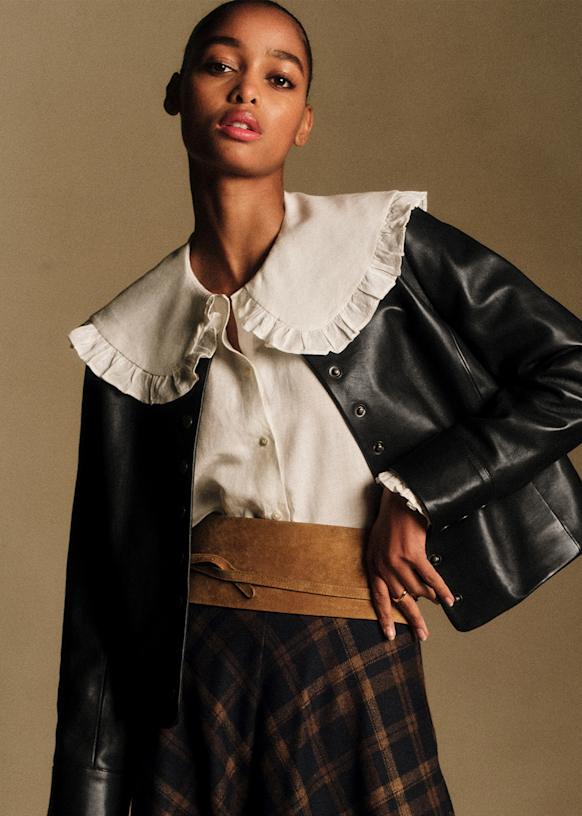 Amael Shirt - Ecru - Viscose - S&amp;eacute;zane