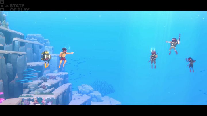 A screenshot shows Like a Dragon characters facing off in Dave the Diver.