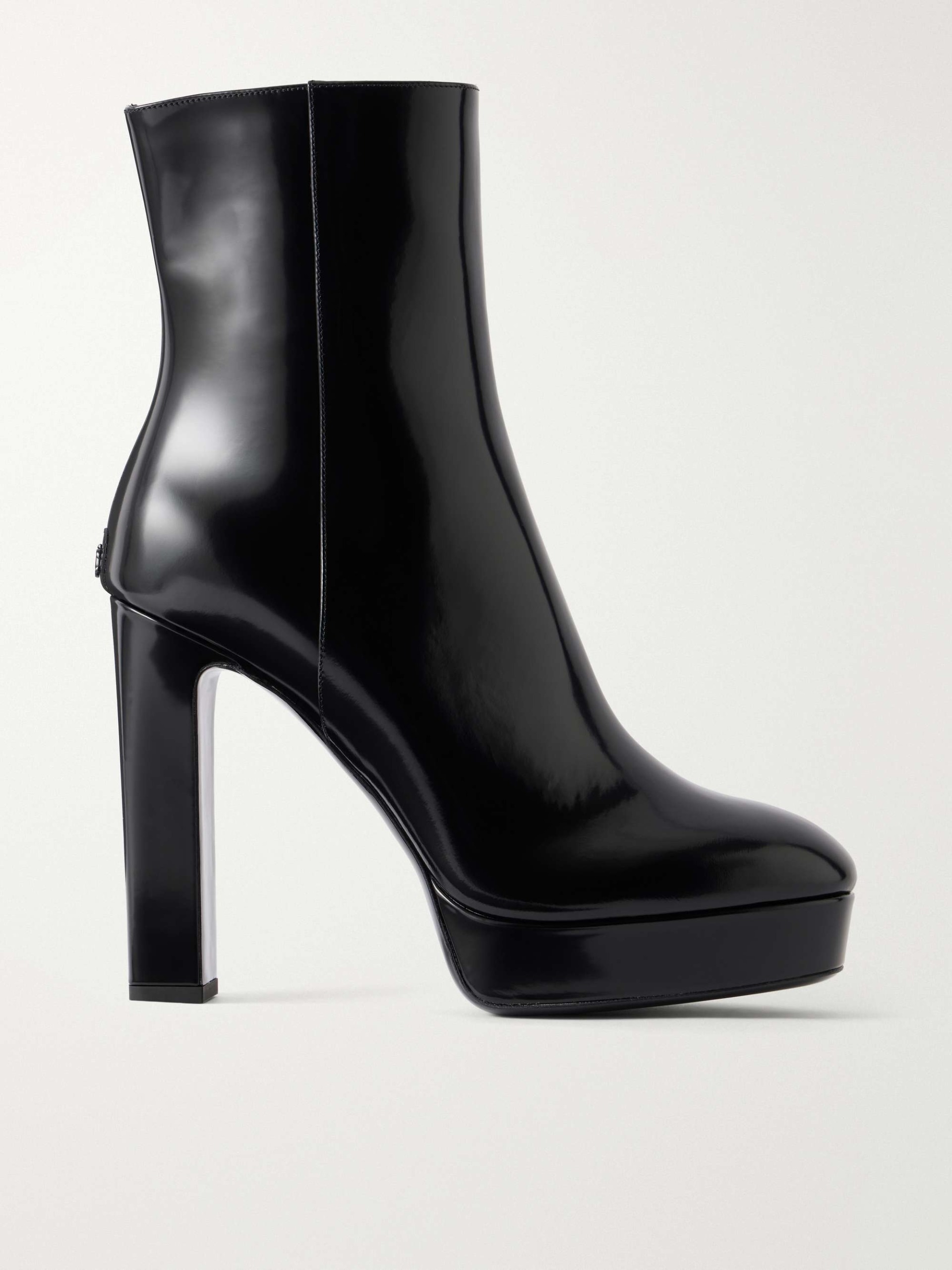 Marine 120 Patent-Leather Ankle Boots
