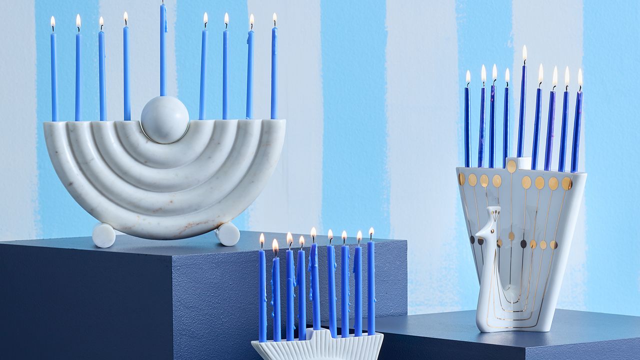 Jonathan Adler&#039;s minimalist Hannukah celebration