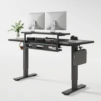 FlexiSpot Standing Desk With Monitor Riser & Cable Management FlexiSpot Standing Desk With Monitor Riser & Cable Management