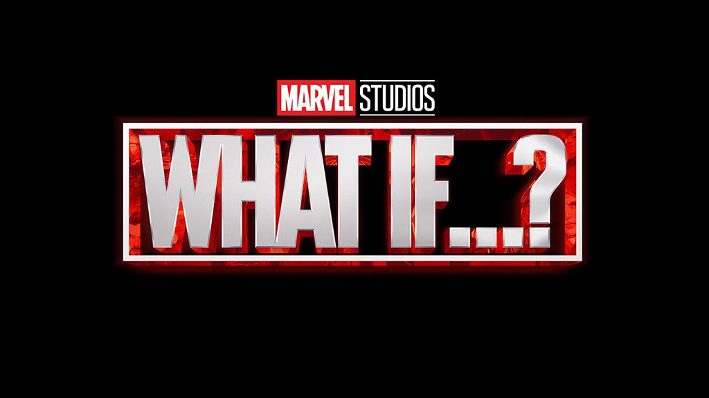 The official logo Marvel&#039;s What If...? on Disney Plus