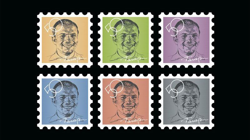 The legacy cosmonaut Yuri Gagarin and his historic launch on April 12, 1961, ushering in the era of human spaceflight, continues today. This year, Russia is releasing these commemorative stamps to honor Gagarin's 108-minute orbital flight.