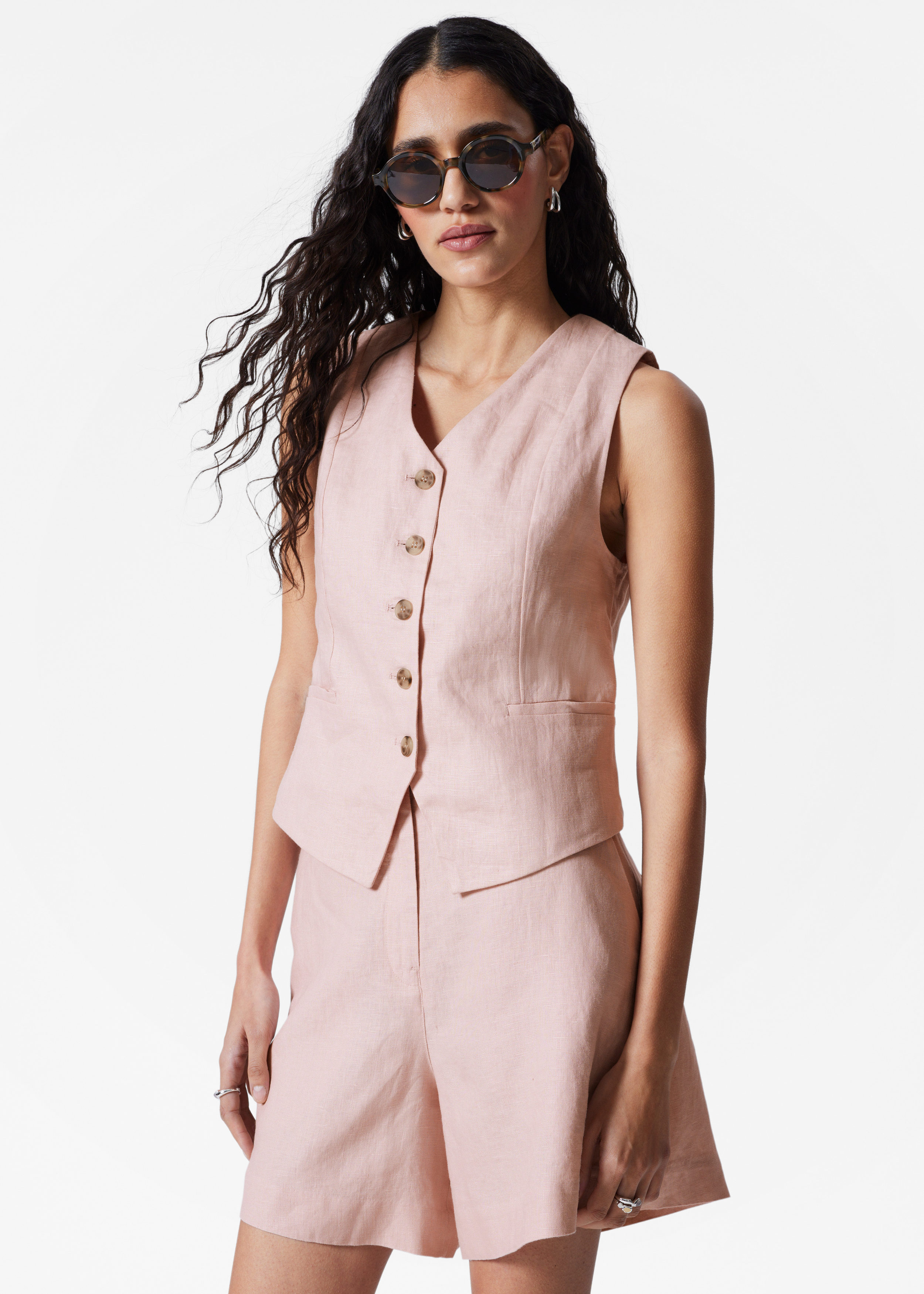 Tailored Linen Waistcoat