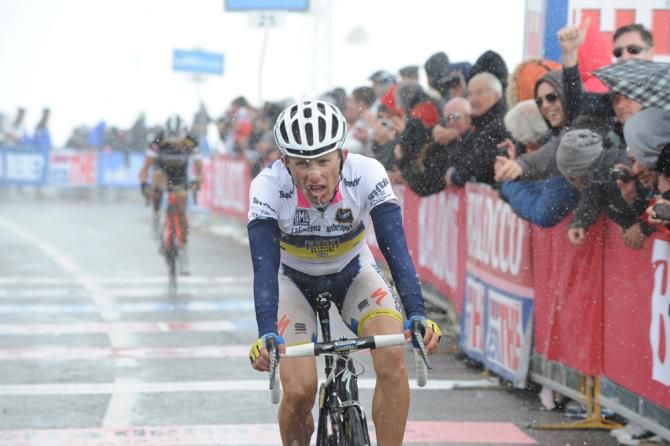 Rafal Majka (Team Saxo-Tinkoff) lost his white jersey