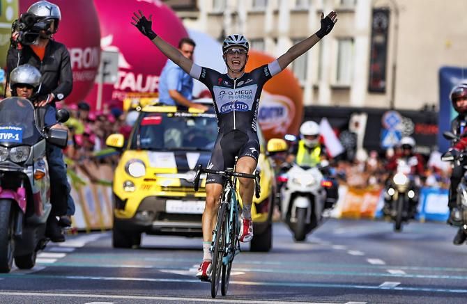 Petr Vakoc (Omega Pharma - QuickStep) wins stage 2 at the Tour de Pologne