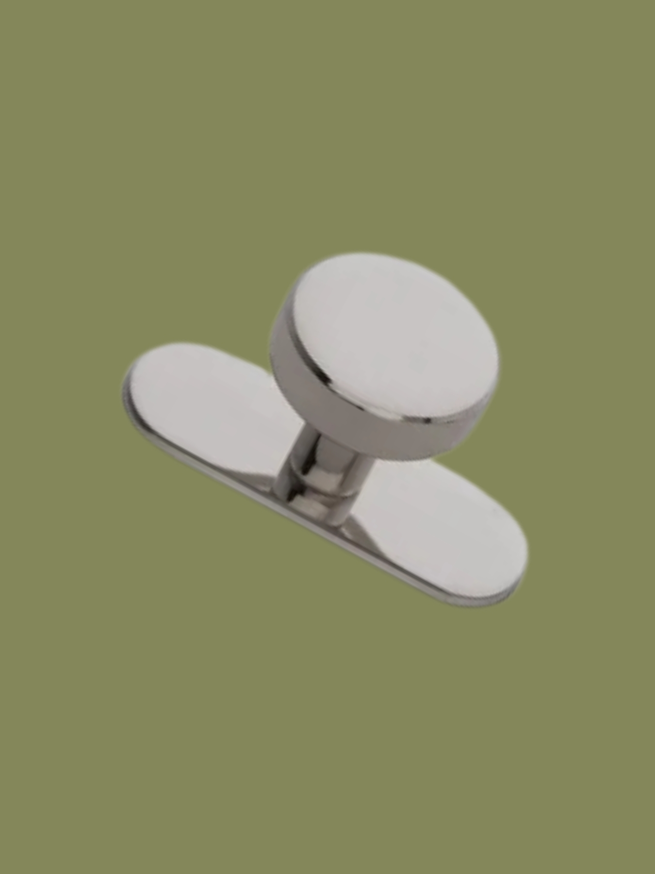 Corston, Kilburn Cabinet Knob Medium in Polished Nickel