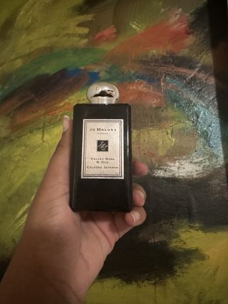 Ariel Baker testing Jo Malone perfume