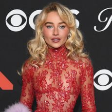 Sabrina Carpenter attended the 2025 MTV VMAs