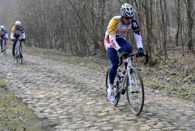 Jurgen Roelandts (Lotto Belisol) will seek another cobbled Monument podium at Paris-Roubaix following a third place finish at the Tour of Flanders.