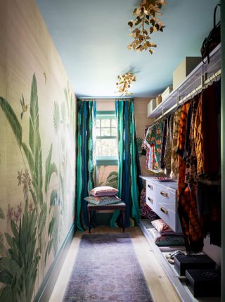 Boho dressing room