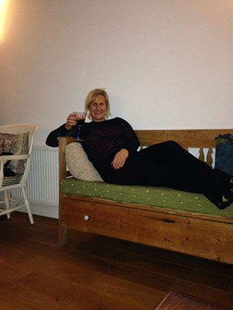 Elodie on the night she met Mark