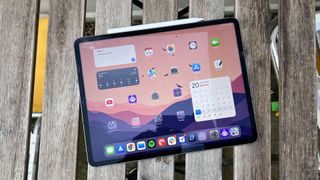 What we want to see from iOS 16 and iPadOS 16 in 2022: image shows iPad Pro 2021 M1 tablet