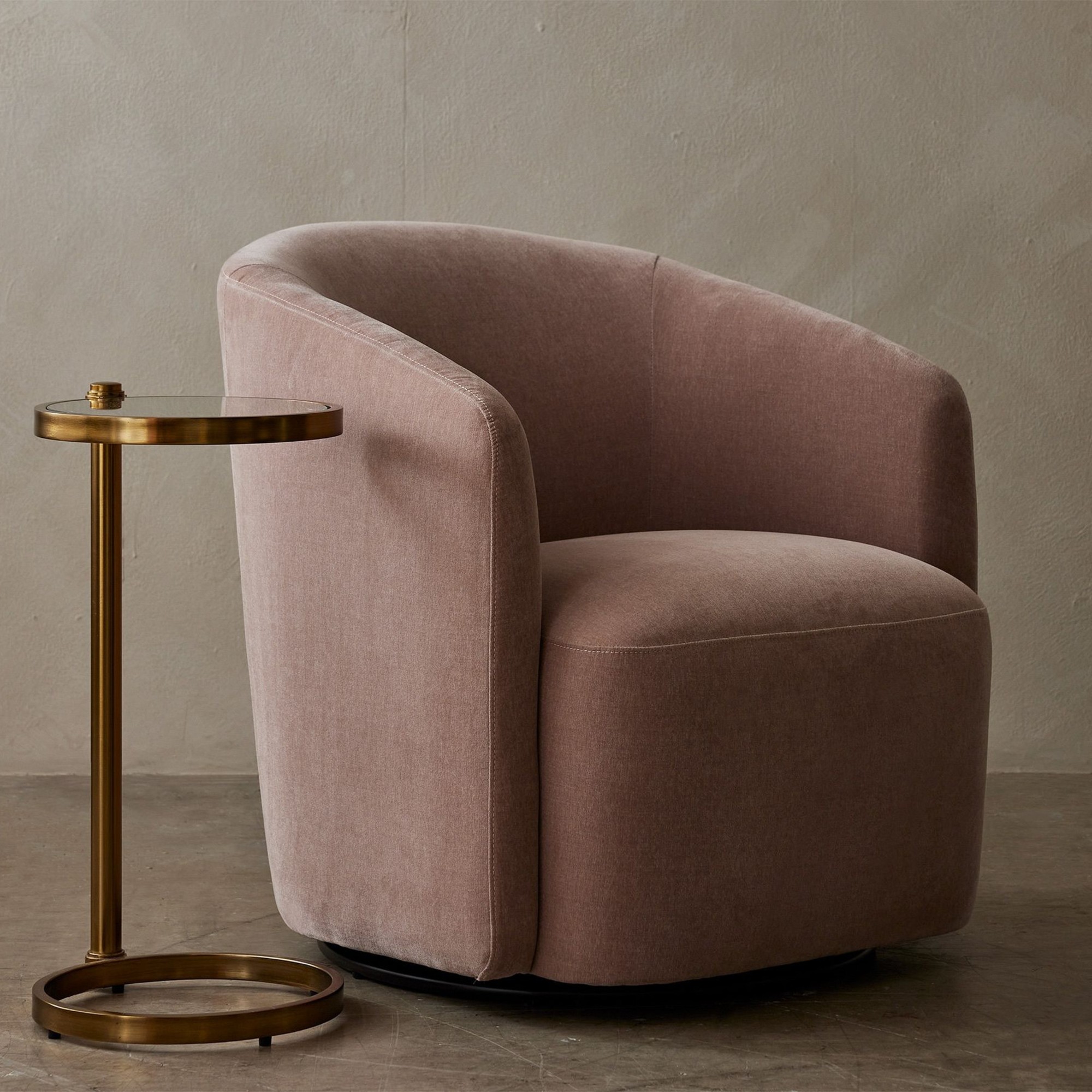Pottery Barn Preston Swivel Armchair