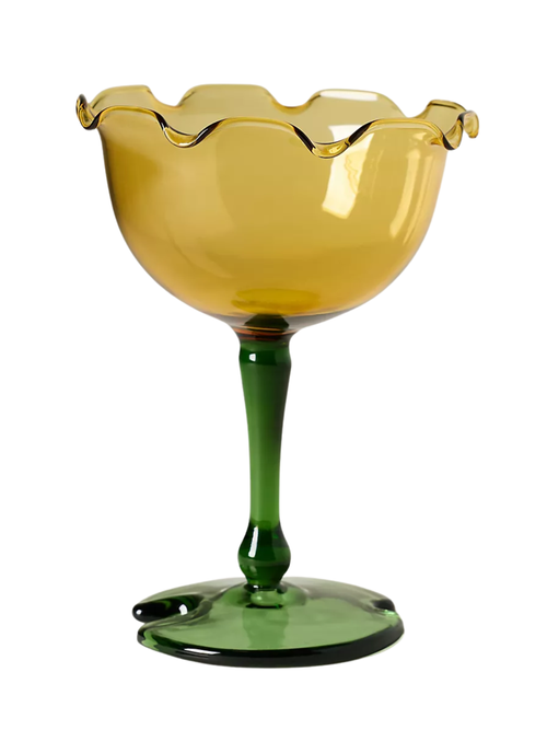 Lilypad Coupe Glasses, Set of 4