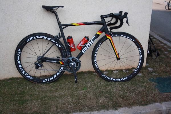 Philippe Gilbert's custom-painted bike.