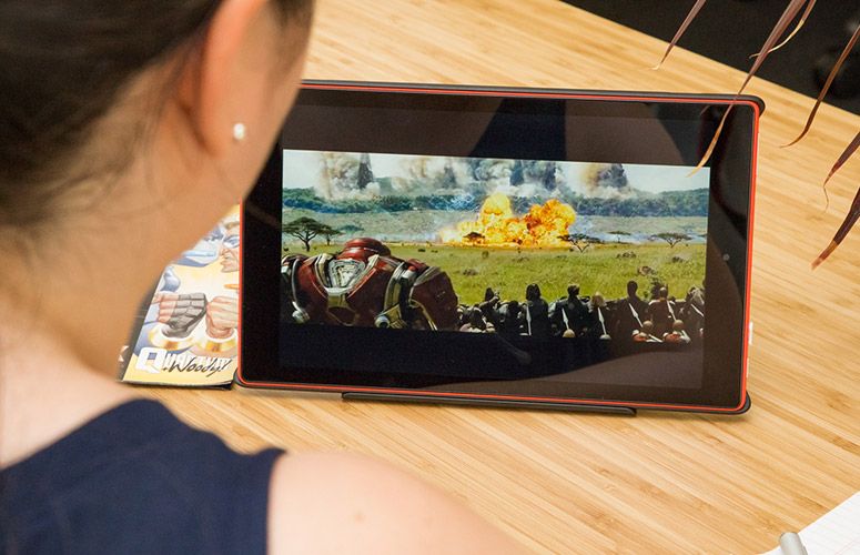 Amazon Show Mode Dock Review: Turning Your Fire Tablet into an Echo Show | Laptop Mag