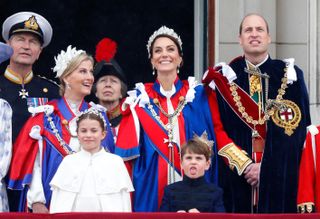 Prince Louis, Princess Charlotte, Prince William and Kate Middleton