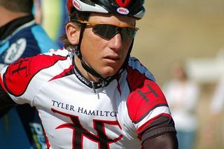 Tyler Hamilton riding at the first Criteriums @ Stazio series on March 5, 2006