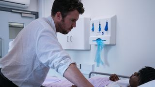 Pictured: TOM HUGHES as DR James Ford in Malpractice. 