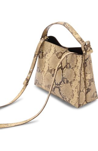 Snakeskin Print Shoulder Bag