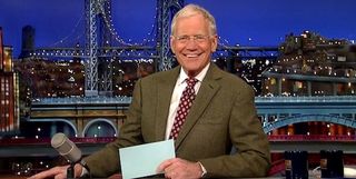 David Letterman retirement announcement on The Late Show in 2015