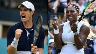 Andy Murray and Serena Williams
