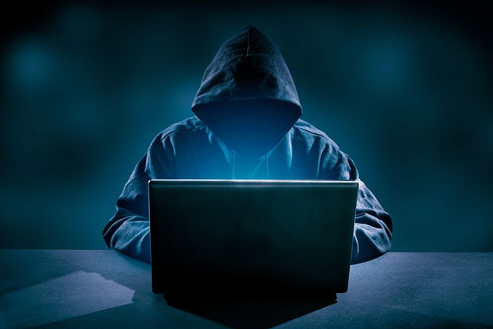 Shutterstock image of a hacker