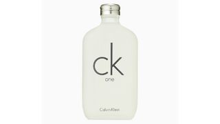 Unisex fragrance: Calvin Klein's CK One fragrance.