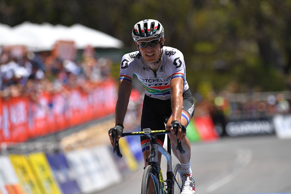 Daryl Impey's third place in Willunga Hill earned the final race lead