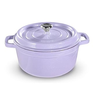 Amazon purple cast iron casserole dish