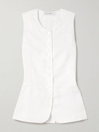 Domenico Linen Vest