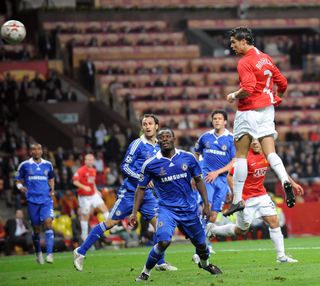 Ronaldo's towering header put Manchester United in front against Chelsea in the 2008 Champions League final
