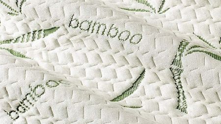 The image show a close up of the Utopia Bedding Waterproof Bamboo Mattress Protector