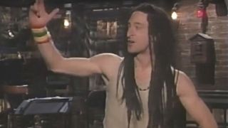 Adrien Brody donning dreads and a Jamaican accent to introduce Sean Paul on SNL