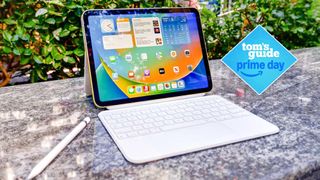 ipad 11 with a prime day deal sticker