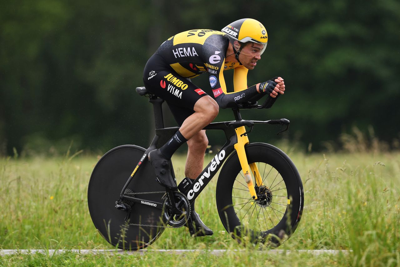 Tom Dumoulin on stage one of the Tour de Suisse 2021