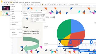 Google Slides adding content